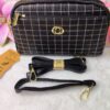 Dark Check Classic Ladies Clutch Bag
